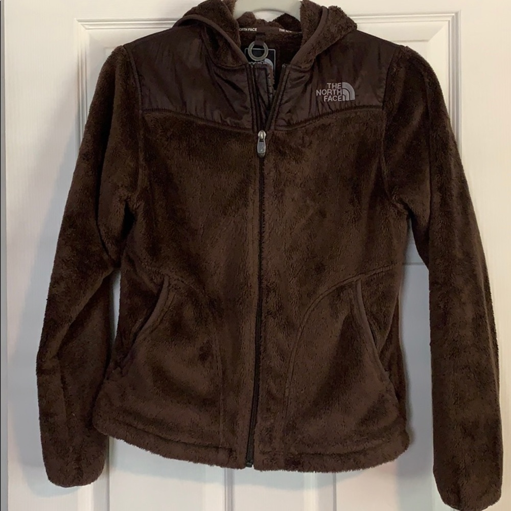 Chocolate Brown North Face ZIP Up Hoodie